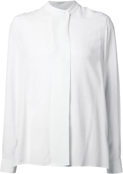 band collar blouse