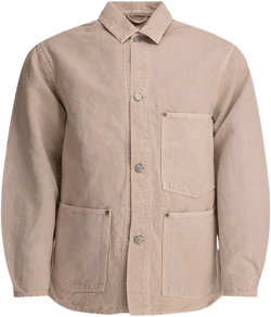 Beige Relaxed Fit Jacket In Pink