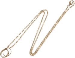 18K rose gold Interlocking Circles necklace