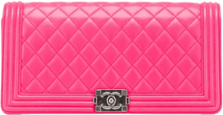 2014 Quilted Lambskin Boy Flap clutch bag