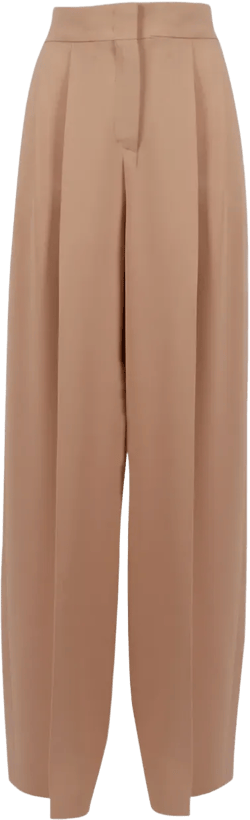 pleated wide-leg trousers