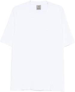 embroidered-logo T-shirt