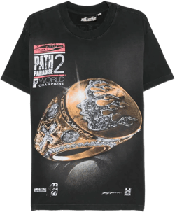 ring-graphic crew-neck T-shirt