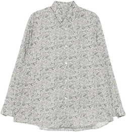 floral-print shirt