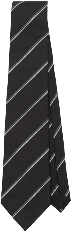 striped silk tie