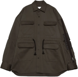 drawstring pocket shirt