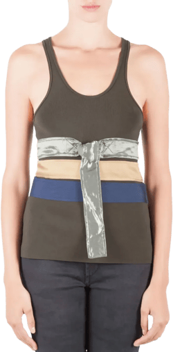 racerback belted top