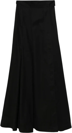 wrap maxi skirt