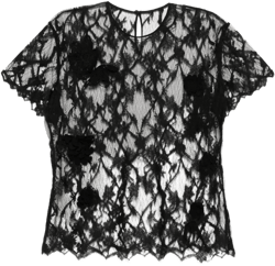 floral-lace blouse