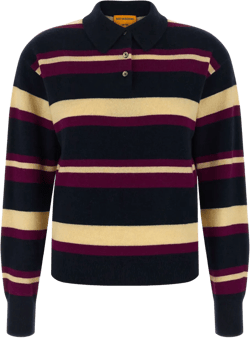 striped polo shirt