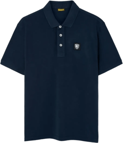 patch-logo polo shirt
