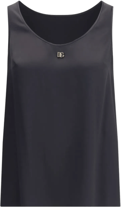 logo-plaque silk top