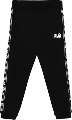 logo-print trousers