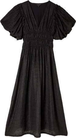 Tabitha Black Textured Dress