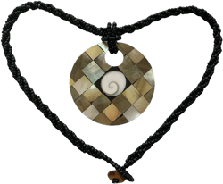 Vintage Abalone Shell Necklace