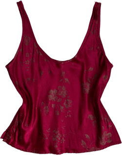 Vintage satin tank L / XL