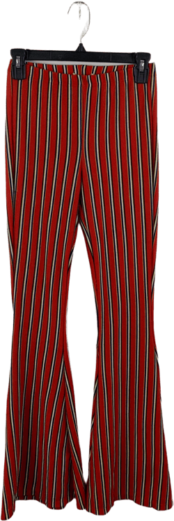 Stripped stretch flair jeans