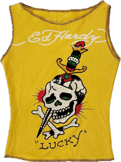 Reworked Ed Hardy Top (XXS/XS)