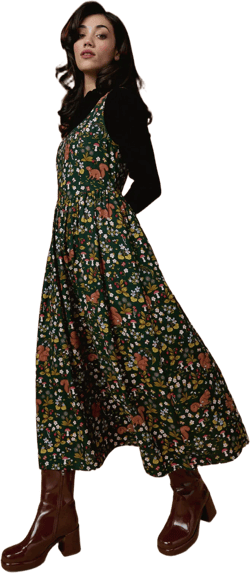 Squirrel Away Midi Dress