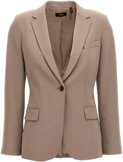 'staple' Blazer In Brown