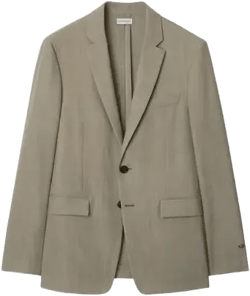 Wool Tailored Jacket In Gray