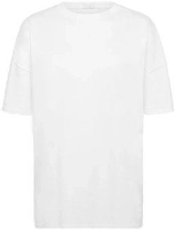 Soft Cotton Oversized Tee | White