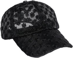 Black Eyelet Hat SALE