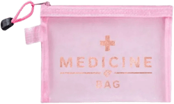 Mesh Cosmetic Bag Cosmetic And Skincare Storage Bag With Pink Letter Design, Portable Travel And Bathroom Storage Bag For Lip Oil, Jewelry And Medical Essentials Large Capacity Cosmetic Bag, Portable Travel Toiletries Organizer, Cosmetic Bag For Daily Storage, Portable Organizer Durable Zipper Closure, Travel Cosmetic Bag Holiday Essentials, Travel, Travel Essentials, Summer, School Start Season, Students, College Students, School Start