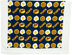 Bacon And Eggs Funny Yummy Breakfast Tea Towel - Crazy Dog Tea Towel Bacon And Eggs