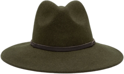 Olive Melange Tack Fedora
