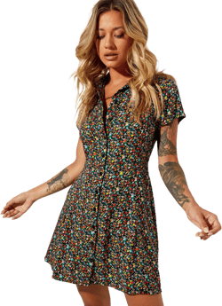 Holma Mini Dress in Kenny Floral