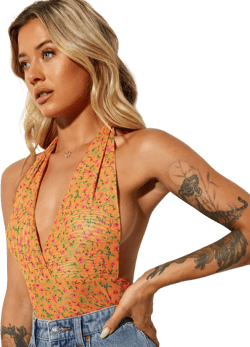 Naya Crop Top in Summer Sun