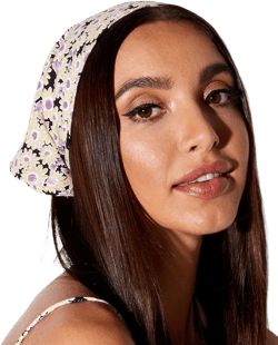 Bandana in Daisy Day Dream Cream