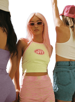 Love Me Harder Top Green