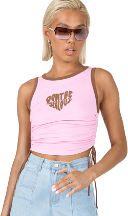 Don't Be Jelly Tank Top Pink