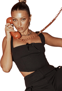 Tovah Corset Top Black