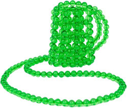 Petrie Beaded Crossbody Bag Green