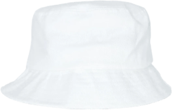 Canvas Bucket Hat White