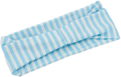 The Juney Headband Blue & White Stripe