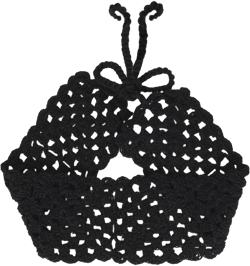 Crotchet Headband Black