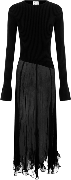 Julia Midi Dress | Black