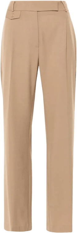pleat-detail trousers