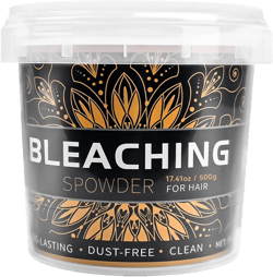 Hair Bleach 500g / 17.41oz, Large Capacity Salon Grade Bleach for Hair, Mild Bleach Powder Quickly Remove Hair Color, Refreshing Create Fashionable Styling Large 17.637