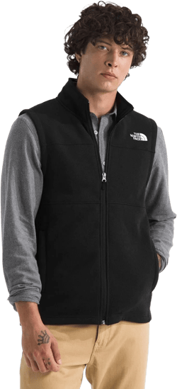 THE NORTH FACE Men's Gordon Lyons Vest | Cold Weather Top with Zippered Hand Pockets Medium Tnf Black Heather
