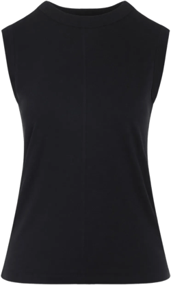 round-neck sleeveless vest