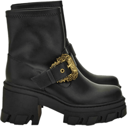 buckle-embellished boots