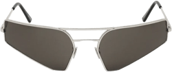 geometric-frame sunglasses