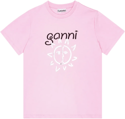 logo-print organic cotton T-shirt 