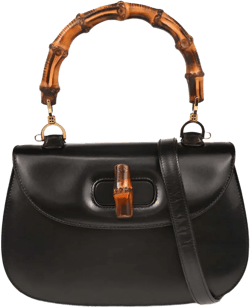 1990-2000s bamboo-handle crossbody bag