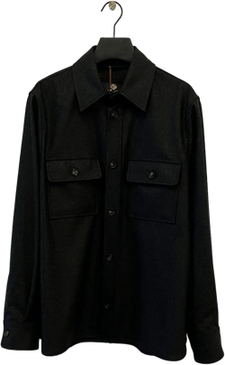 Loro Piana Men's Black Long Sleeve Casual Jacket